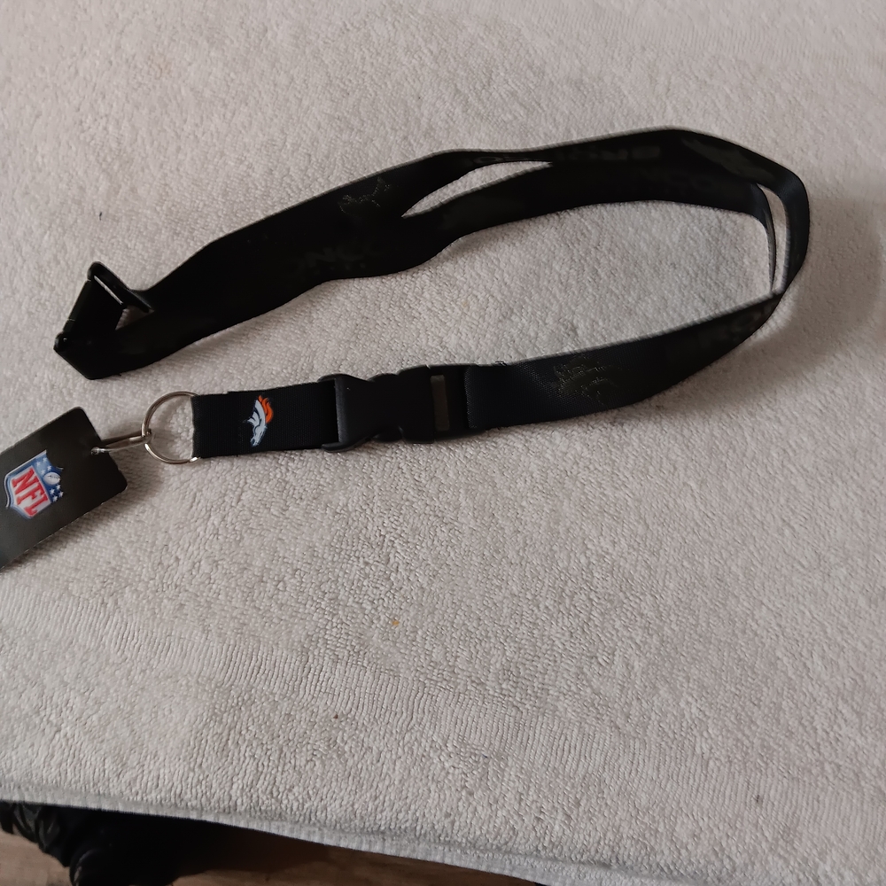 NFL Black Lanyard with Logo